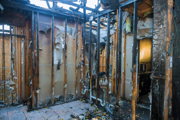 Professional Emergency Fire Cleanup technician working in Frazee, MN